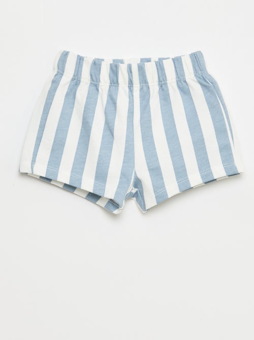 Ensemble 2 pièces en coton  T-shirt + short - Kiabi