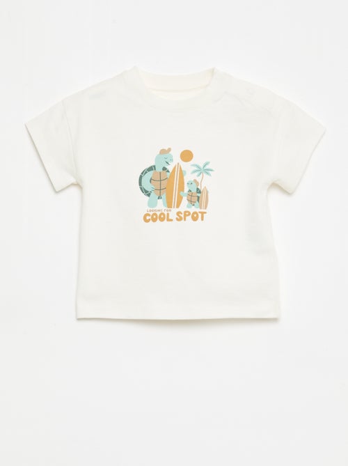 Ensemble 2 pièces en coton  T-shirt + short - Kiabi