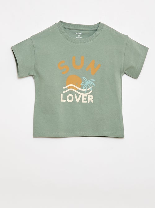 Ensemble 2 pièces en coton  T-shirt + short - Kiabi