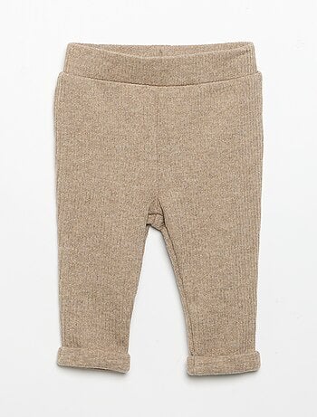 Ensemble 2 pièces en maille côtelée - Sweat + pantalon
