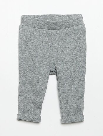 Ensemble 2 pièces en maille côtelée - Sweat + pantalon