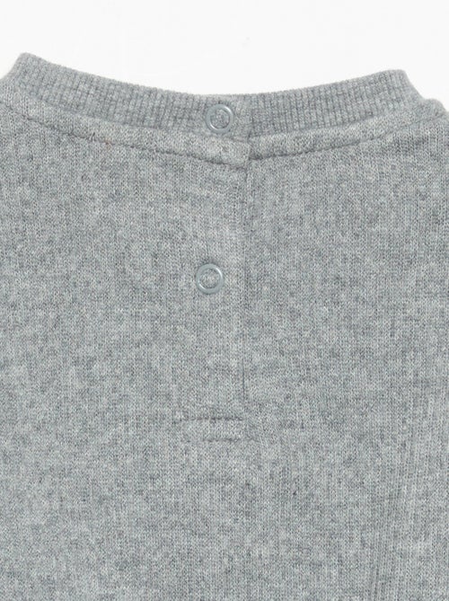 Ensemble 2 pièces en maille côtelée - Sweat + pantalon - Kiabi Ensemble 2 pièces en maille côtelée - Sweat + pantalon - Kiabi