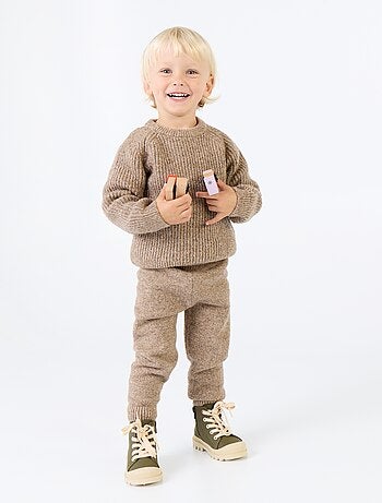 Ensemble 2 pièces en tricot - pull + legging