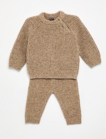 Ensemble 2 pièces en tricot - pull + legging