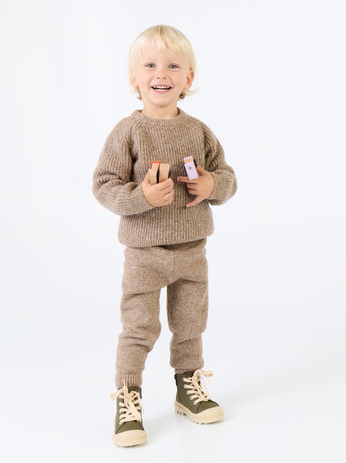 Ensemble 2 pièces en tricot - pull + legging - Kiabi