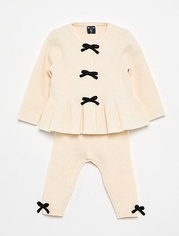 Ensemble 2 pièces en tricot - Pull + legging