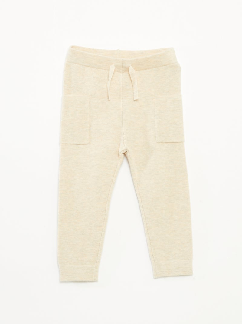 Ensemble 2 pièces en tricot Beige - Kiabi