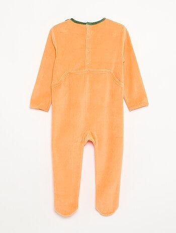 Ensemble 2 pièces en velours 'Halloween' - pyjama dors bien + bonnet