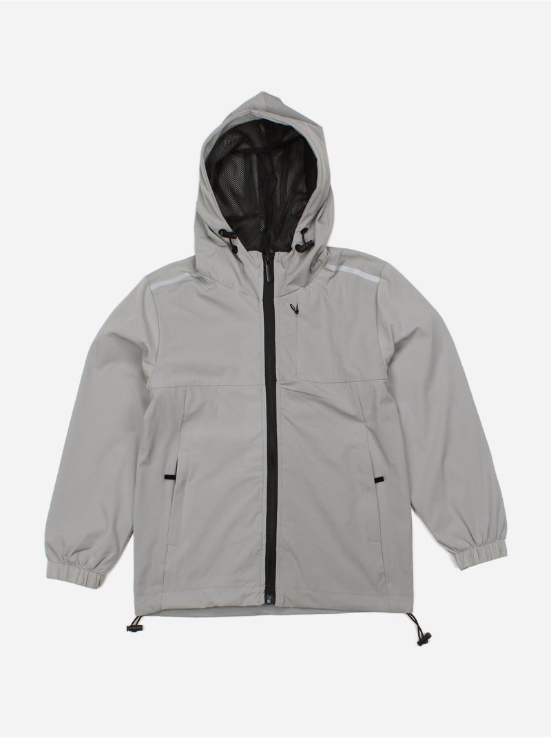 Ensemble  2 pièces gilet à capuche et bas - boom kids Gris - Kiabi