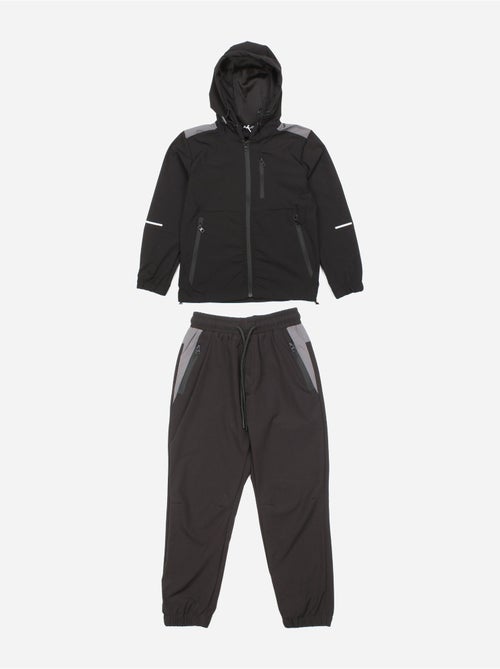 Ensemble 2 pièces gilet à capuche et bas - boom kids - Kiabi Ensemble 2 pièces gilet à capuche et bas - boom kids - Kiabi