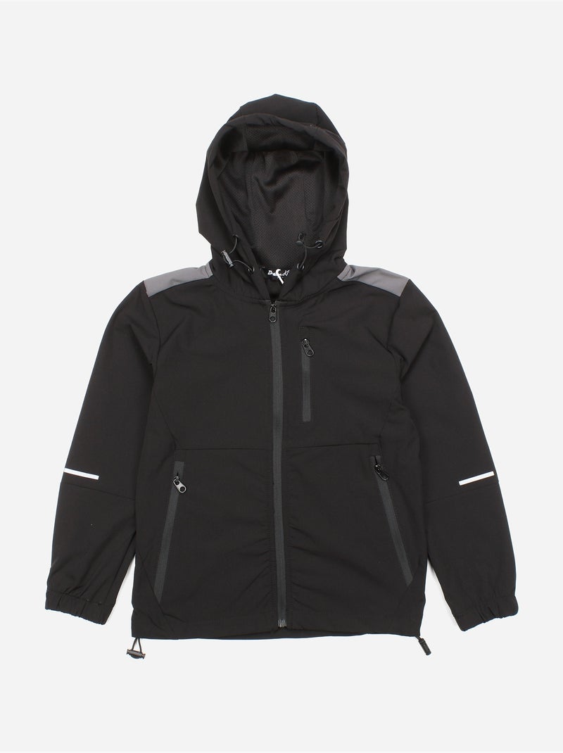 Ensemble  2 pièces gilet à capuche et bas - boom kids Noir - Kiabi