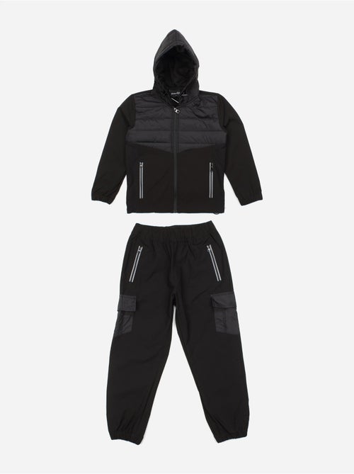 Ensemble 2 pièces gilet à capuche et bas - boom kids - Kiabi Ensemble 2 pièces gilet à capuche et bas - boom kids - Kiabi