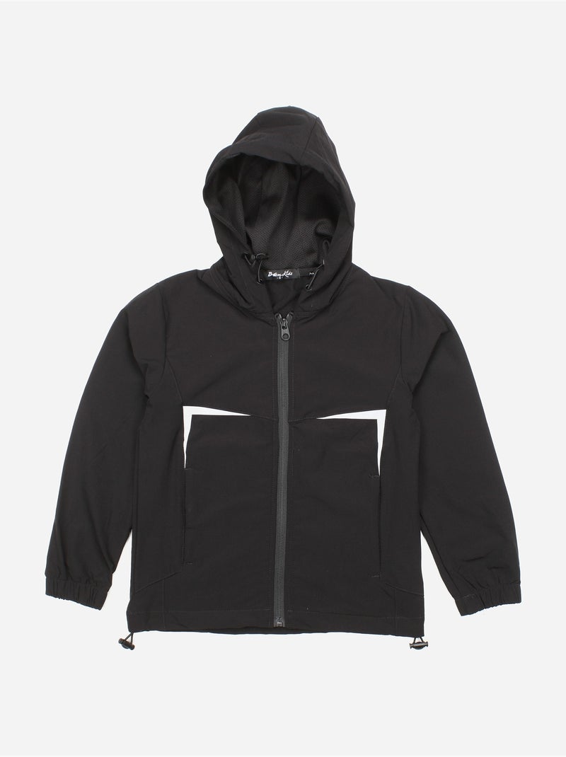 Ensemble  2 pièces gilet à capuche et bas - boom kids Noir - Kiabi