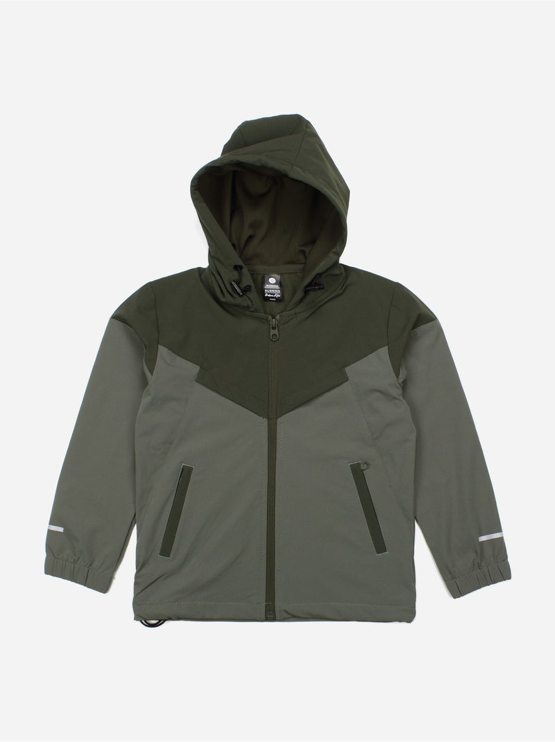 Ensemble  2 pièces gilet à capuche et bas - boom kids Vert - Kiabi