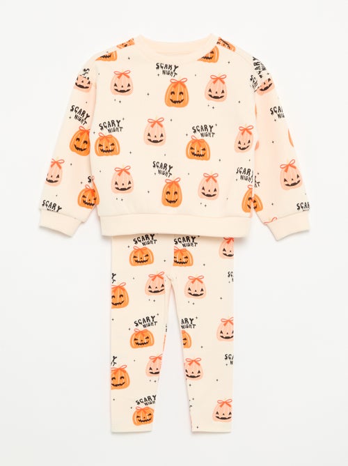 Ensemble 2 pièces 'Halloween' - Sweat + legging - Kiabi