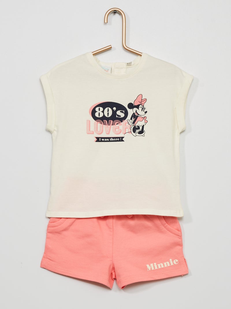 Ensemble 2 pièces 'Minnie' 'Disney' Rose - Kiabi