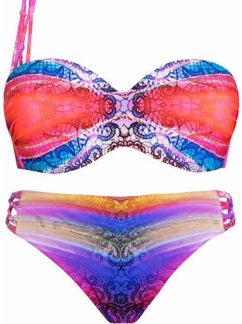 Ensemble 2 pièces préformé 1 bretelle Rainbow - Kiabi