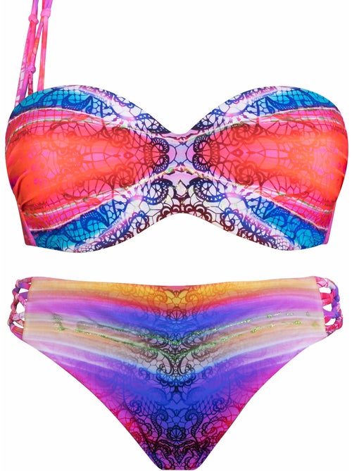 Ensemble 2 pièces préformé 1 bretelle Rainbow - Kiabi