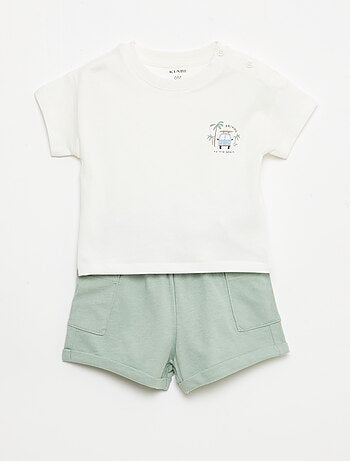 Ensemble 2 pièces short + T-shirt
