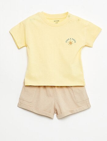 Ensemble 2 pièces short + T-shirt
