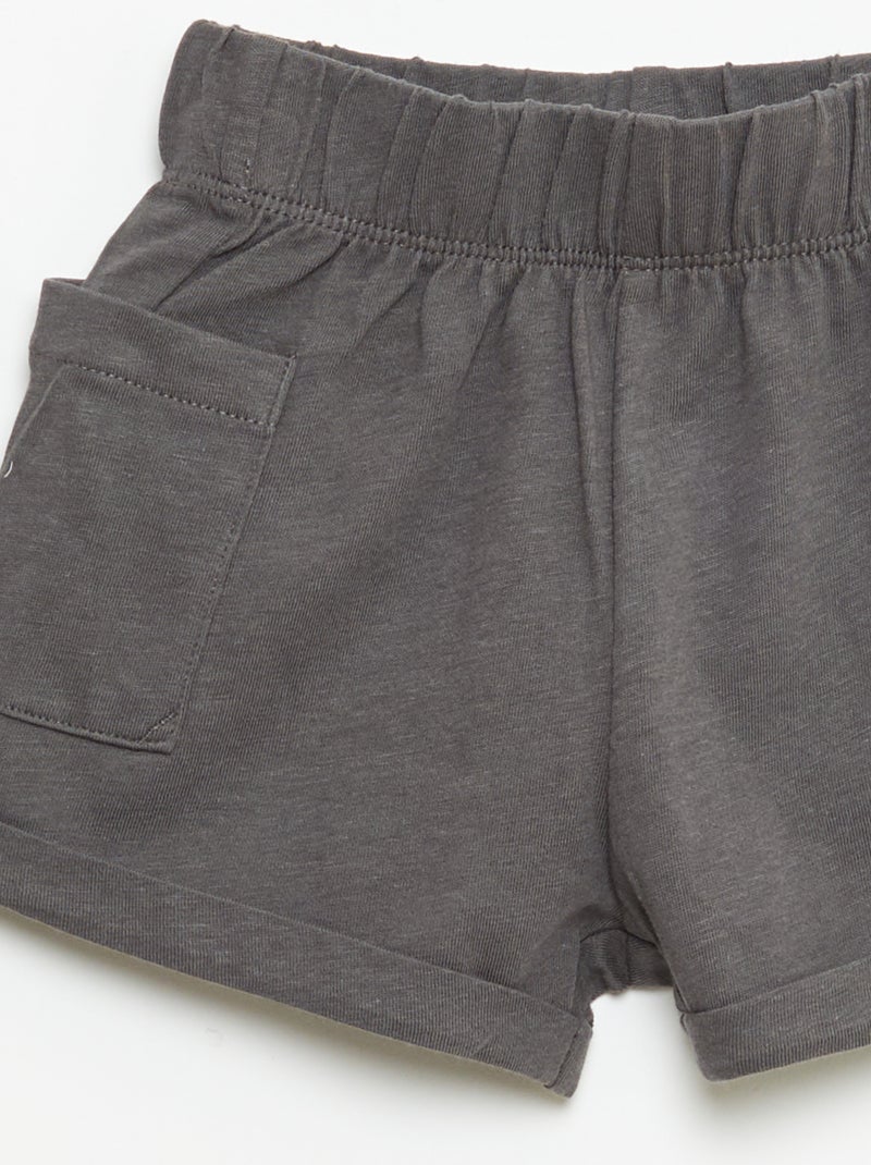 Ensemble 2 pièces short + T-shirt Kaki - Kiabi