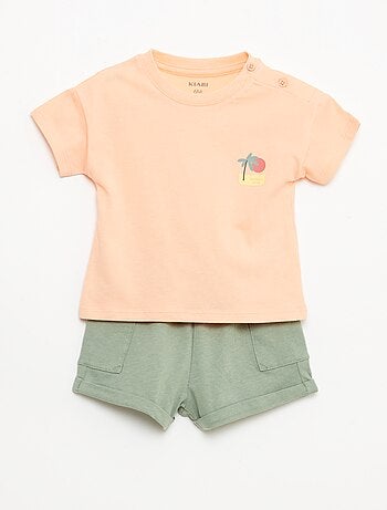 Ensemble 2 pièces short + T-shirt