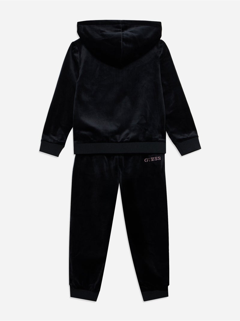 Ensemble 2 pièces sweat à capuche et bas - guess kids Noir - Kiabi