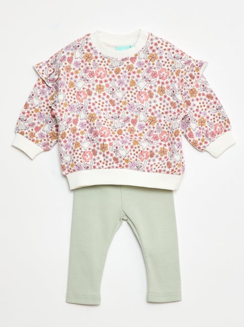 Ensemble 2 pièces sweat + legging 'Disney' - Kiabi