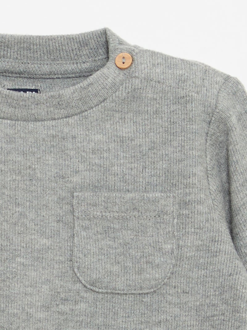 Ensemble 2 pièces sweat + legging Gris - Kiabi