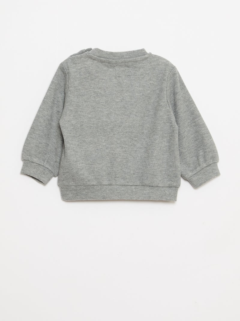 Ensemble 2 pièces sweat + legging Gris - Kiabi