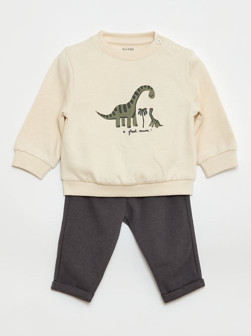 Ensemble 2 pièces sweat + pantalon - Kiabi