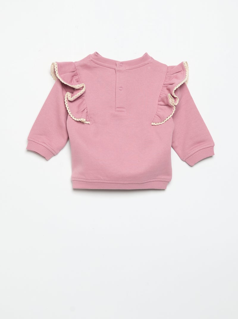 Ensemble 2 pièces : sweat-shirt + legging Blanc - Kiabi