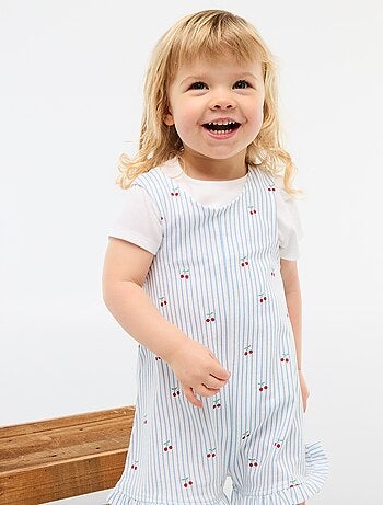 Ensemble 2 pièces T-shirt + combishort