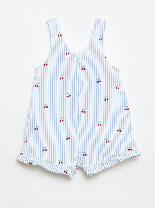 Ensemble 2 pièces T-shirt + combishort - Kiabi