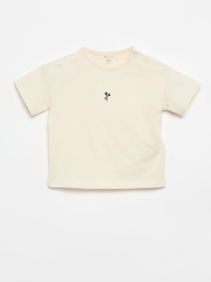 Ensemble 2 pièces T-shirt + legging Beige - Kiabi