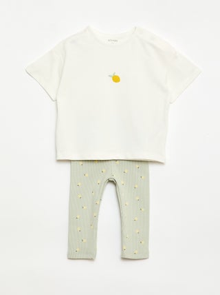 Ensemble 2 pièces T-shirt + legging