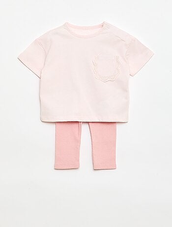 Ensemble 2 pièces T-shirt + legging