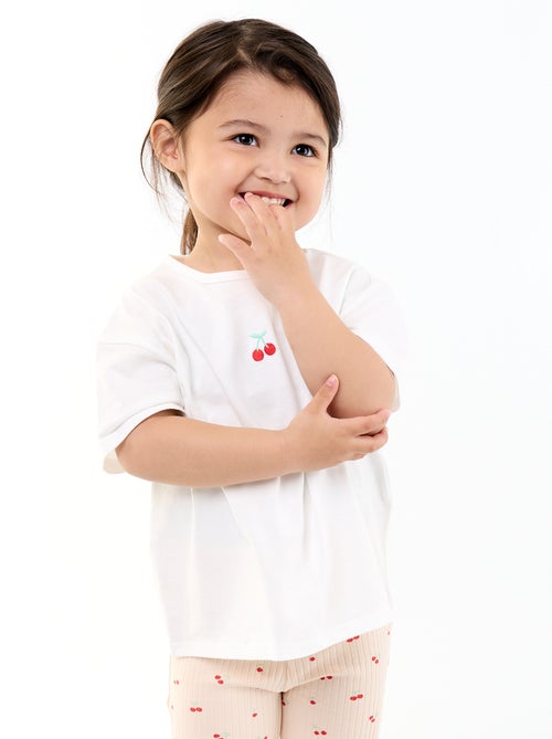 Ensemble 2 pièces T-shirt + legging - Kiabi Ensemble 2 pièces T-shirt + legging - Kiabi