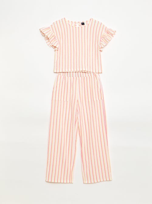 Ensemble 2 pièces T-shirt + pantalon - Kiabi