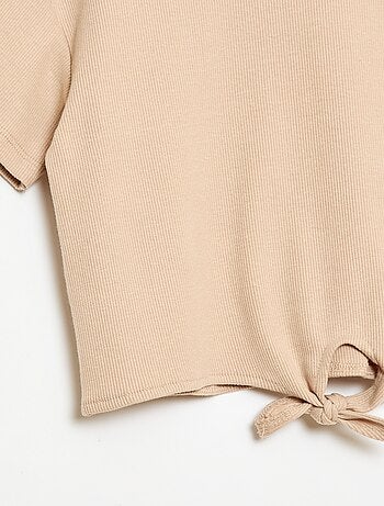 Ensemble 2 pièces T-shirt + pantalon forme flare