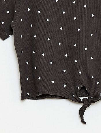 Ensemble 2 pièces T-shirt + pantalon forme flare