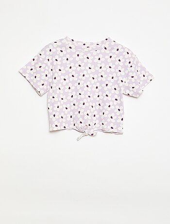 Ensemble 2 pièces T-shirt + pantalon forme flare