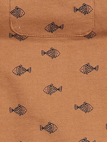 Ensemble 2 pièces T-shirt + salopette short