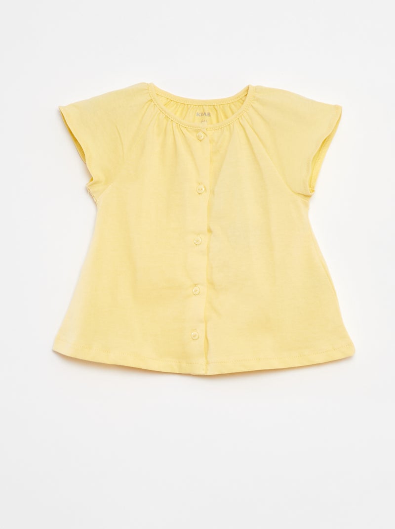 Ensemble 2 pièces tee-shirt + legging imprimé Jaune - Kiabi