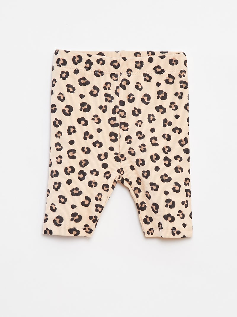 Ensemble Short + T-shirt Homme Imprimé Léopard - Tenue Décontractée été, Plage Ou Sport