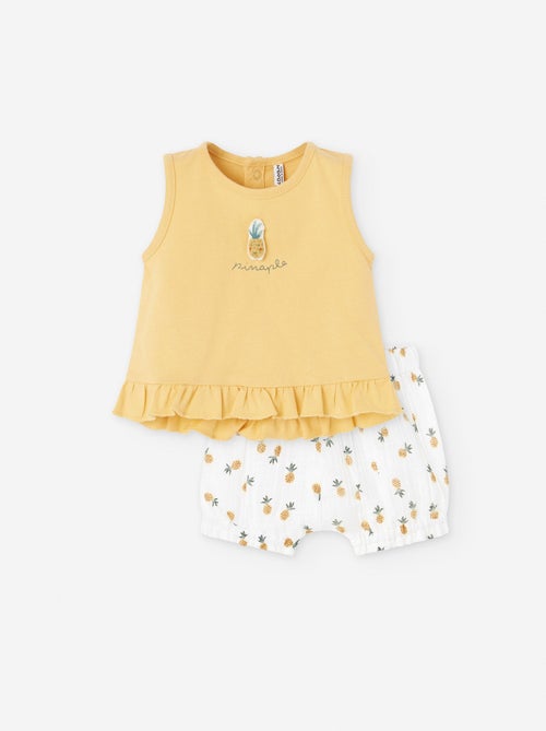 Ensemble 2 Pièces Top + Short - Kiabi