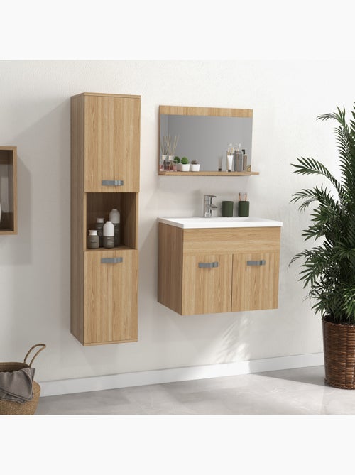 Ensemble 3 meubles salle de bain avec vasque - Kiabi