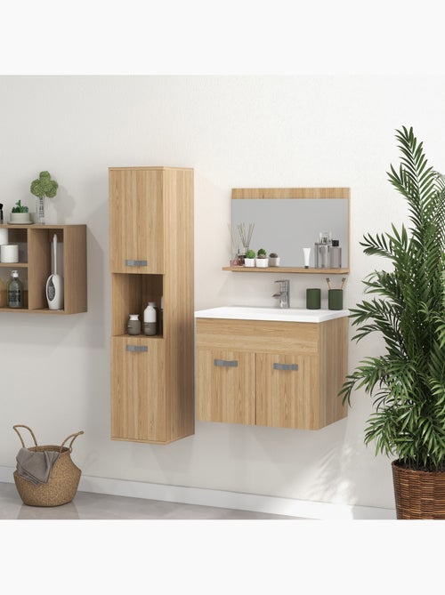 Ensemble 3 meubles salle de bain avec vasque - Kiabi