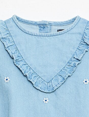 Ensemble 3 pièces barboteuse + chapeau + chaussettes