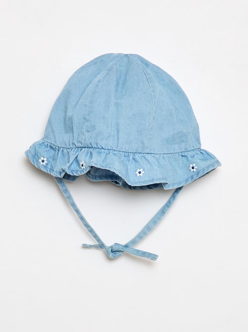 Ensemble 3 pièces  barboteuse + chapeau + chaussettes - Kiabi